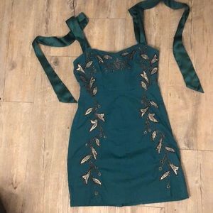 Free people embroidered cocktail dress